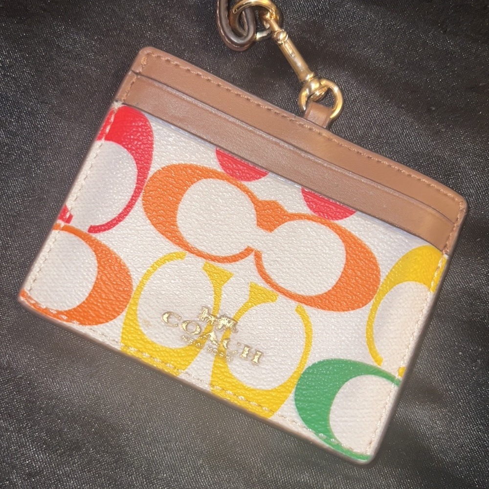Coach pride horizontal lanyard